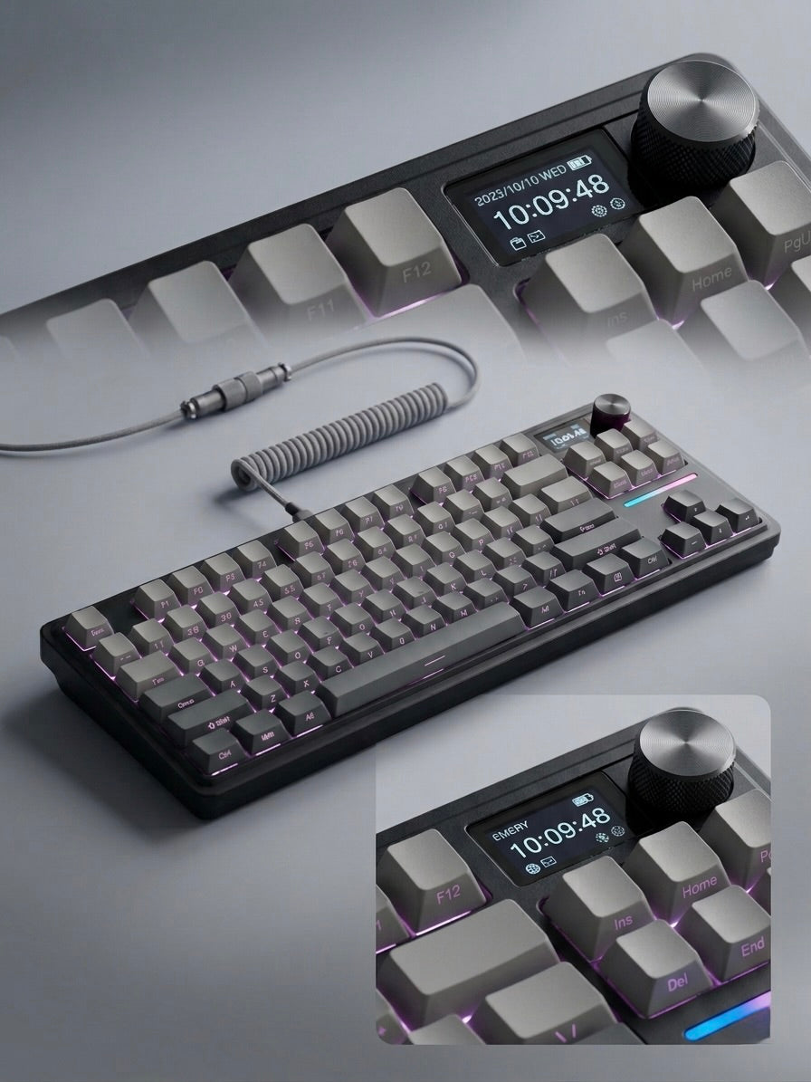 CreateByte Yellow Switches Keyboard
